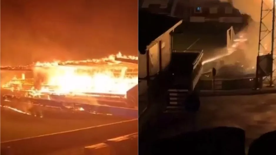 (ΒΙΝΤΕΟ) Η Χάκα υποβιβάστηκε και οι φίλαθλοι έκαψαν το γήπεδο!