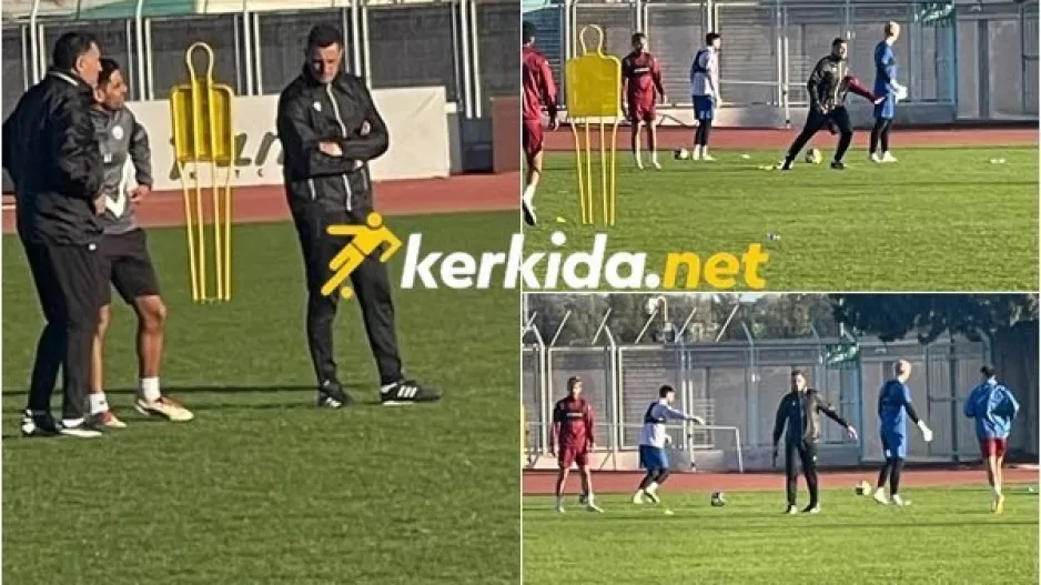 Έπιασε δουλειά και... βλέπει ΑΠΟΕΛ (Φώτος Kerkida)