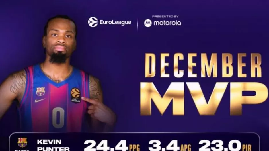 MVP Δεκεμβρίου στην Euroleague ο Πάντερ
