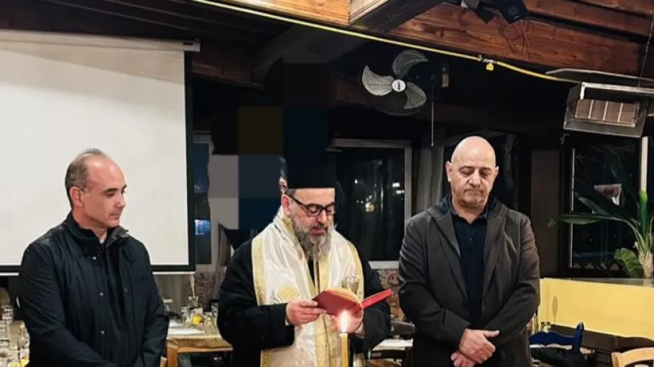 (ΣΔΚ/Φώτος) Αγιασμός, κοπή βασιλόπιτας και στήριξη στους Κύπριους ρεφ