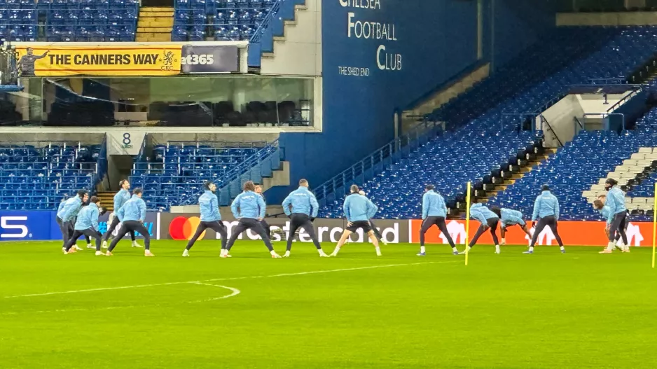 (Βίντεο-Φώτος kerkida) Η προπόνηση της Πάφος FC στο "Stamford Bridge"