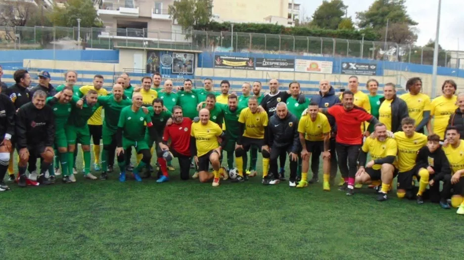 Τα είπαν φιλικά οι παλαίμαχοι Ακρίτα και ΑΕΚ