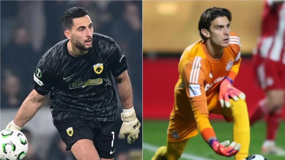 Στους κορυφαίους σε clean sheets για το 2025 Στρακόσα και Τζολάκης