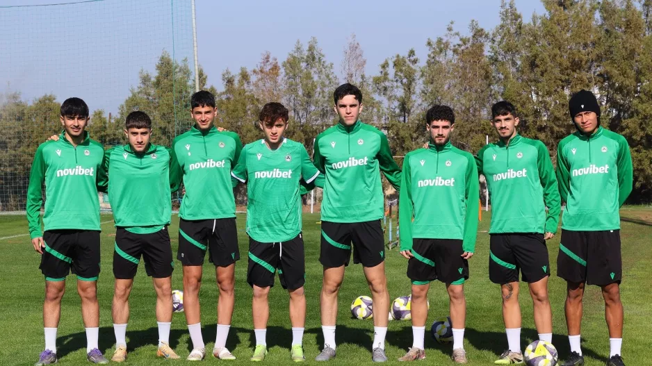 "Training with the big boys!"