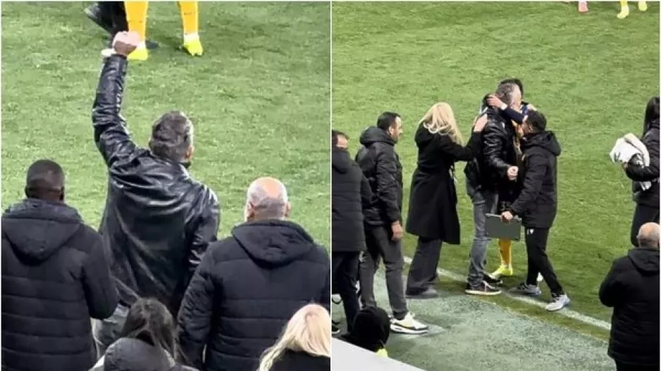 Πανευτυχής ο Πρόεδρος/Αγκαλιές και υψωμένες γροθιές! (Φώτος)