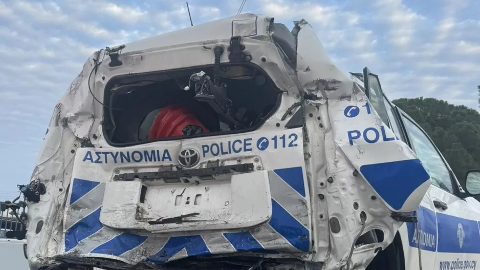 Περιπολικό ενεπλάκη σε τροχαίο - Δύο αστυνομικοί στο Νοσοκομείο