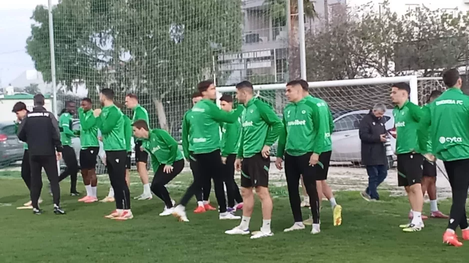 (Βίντεο-Φώτος Kerkida) Η τελευταία προπόνηση της Ομόνοιας