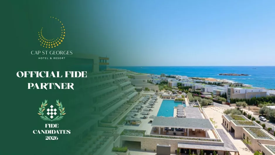 Στο Cap St Georges Hotel & Resort το Παγκόσμιο πρωτάθλημα Σκάκι! (ΦΩΤΟΣ)