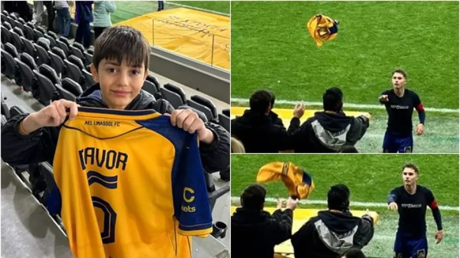 Ο Νταβόρ... έκανε χαρούμενο τον μικρό Ανδρέα (Φώτος)