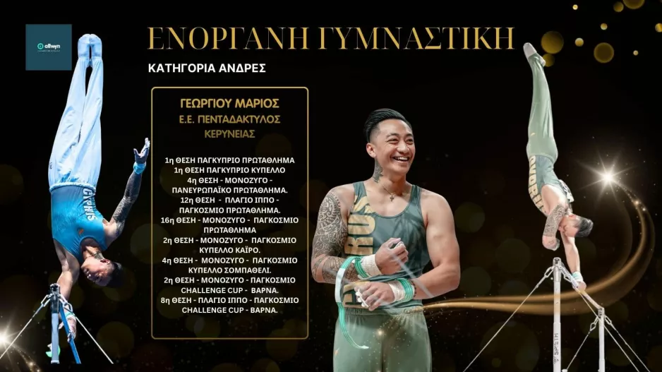 (ΦΩΤΟΣ) Ετήσιες Βραβεύσεις Αρίστων – Κυπριακής Ομοσπονδίας Γυμναστικής
