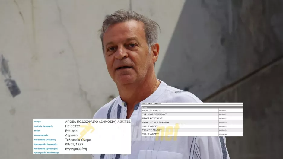 Εξέλιξη/Αφαιρέθηκε από Διευθυντής ο Πρόδρομος Πετρίδης 