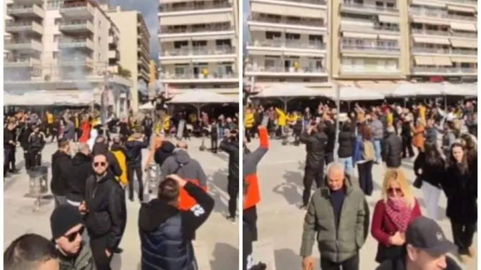 (ΒΙΝΤΕΟ) Χαμός...στο Βόλο!