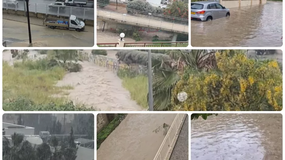 Δρόμοι-ποτάμια στη Λεμεσό