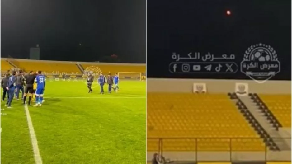 (Βίντεο) Σταμάτησε αγώνας στο Ιράκ λόγω πυραύλων 