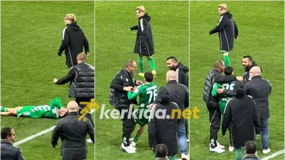 Τον σήκωσε και τον αγκάλιασε ο κόουτς (Φώτος Kerkida)