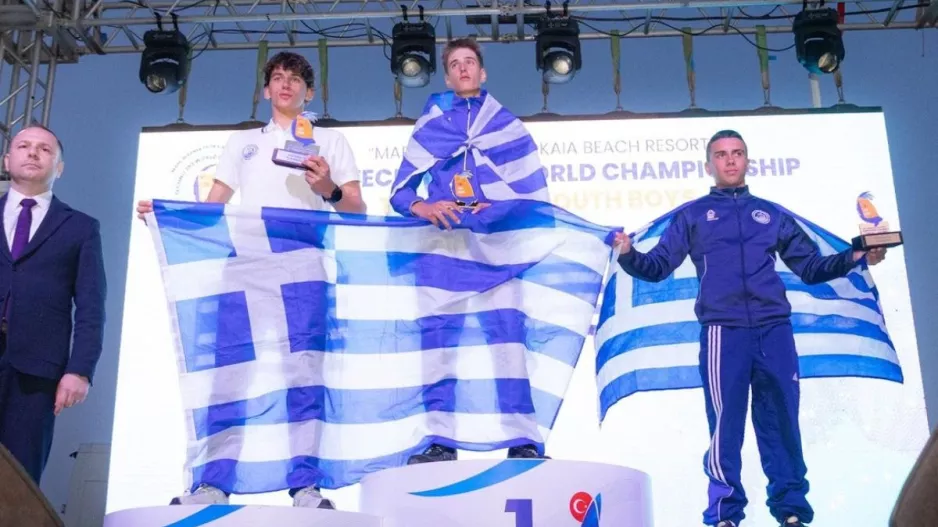 Ο Εθνικός Υμνος ακούστηκε στην Τουρκία στο Παγκόσμιο Πρωτάθλημα ιστιοπλοϊας Techno 293