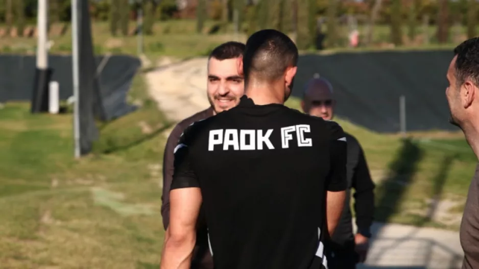 Παρουσία Νίκου Σαββίδη η προπόνηση του ΠΑΟΚ
