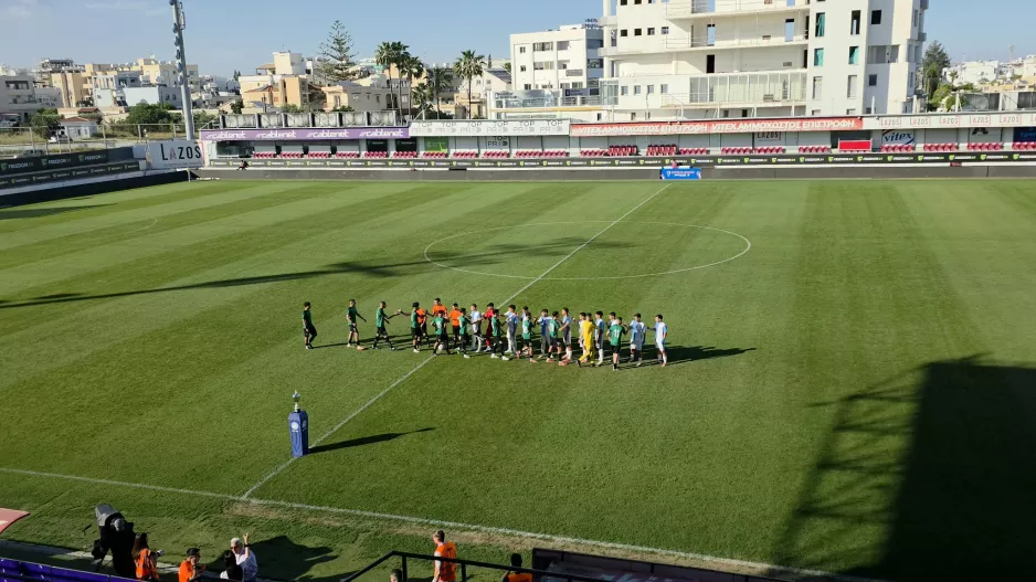 (Βίντεο Kerkida) Είσοδος και ανάκρουση Εθνικού Ύμνου