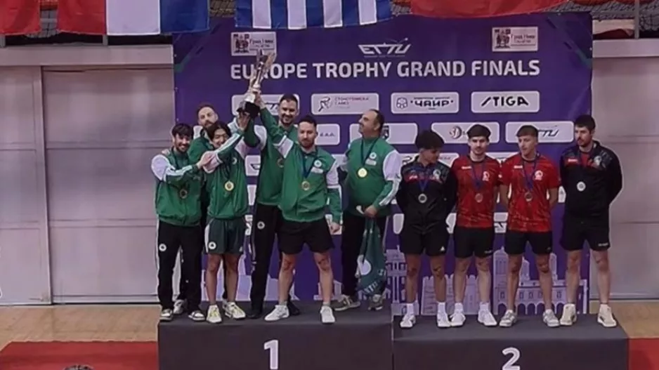 Κατέκτησε το Europe Trophy στο πινγκ πονγκ Ανδρών ο Παναθηναϊκός