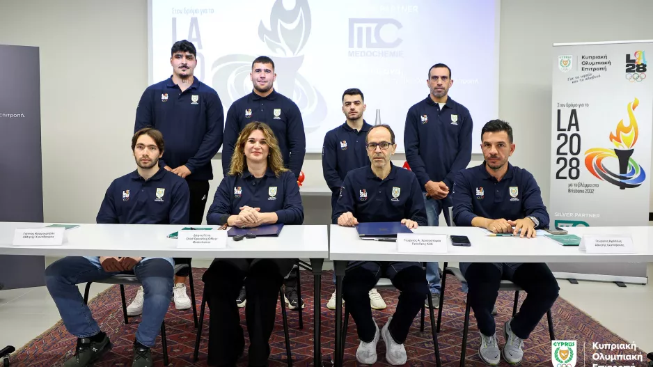 Medochemie και KΟΕ ενώνουν δυνάμεις για τον κυπριακό αθλητισμό στο δρόμο προς το “Los Angeles 28”