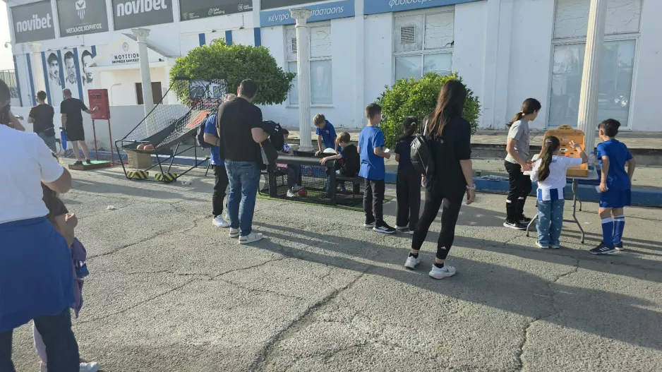 (Βίντεο/Φώτος Kerkida) Το "Blue Kids Pre-Game" στο ΠΑΠ