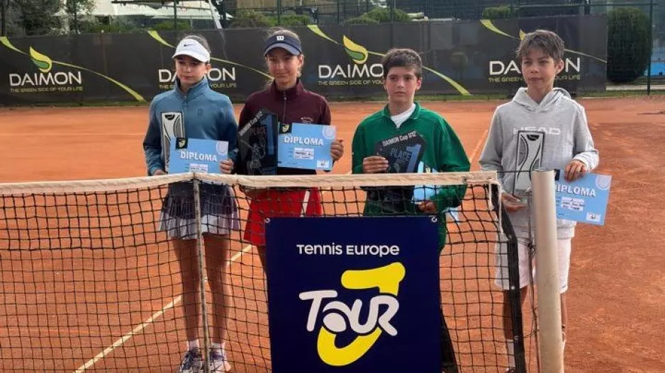 Ανδρέας Λεοντής: Πρωταθλητής στο Tennis Europe «Daimon Cup» / Category 1