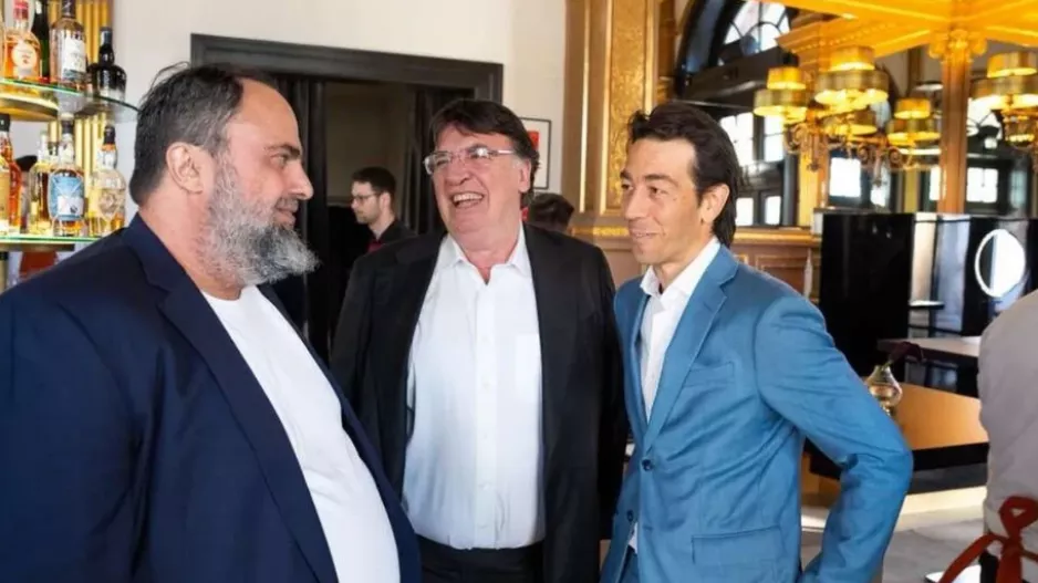 Ο Βαγγέλης Μαρινάκης προσκεκλημένος στο δείπνο της UEFA για τον τελικό