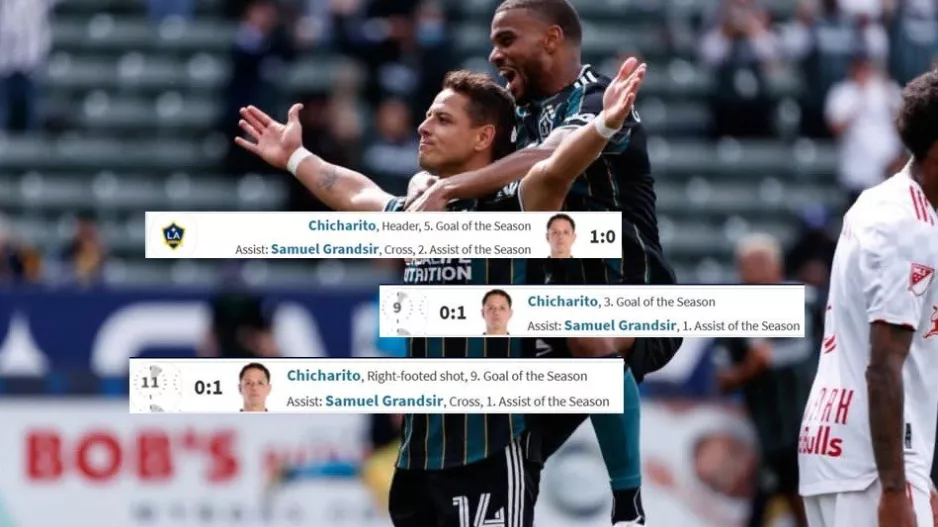 Ο Samuel Grandsir και το... "τάισμα" στον Chicharito!