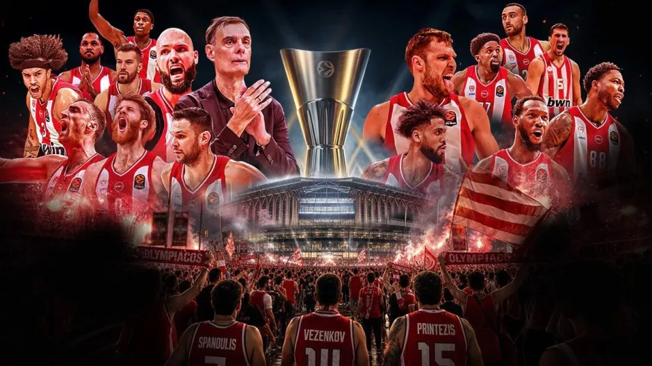 (Βίντεο/Φώτος) Αγριεμένος Ολυμπιακός, ισοπέδωσε τη Φενέρ και έφυγε για τελικό!