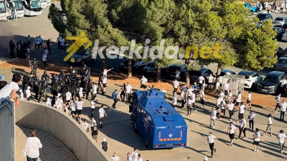 Ένταση ανάμεσα σε Απολλωνίστες και αστυνομικούς (Φώτος/Βίντεο Kerkida)