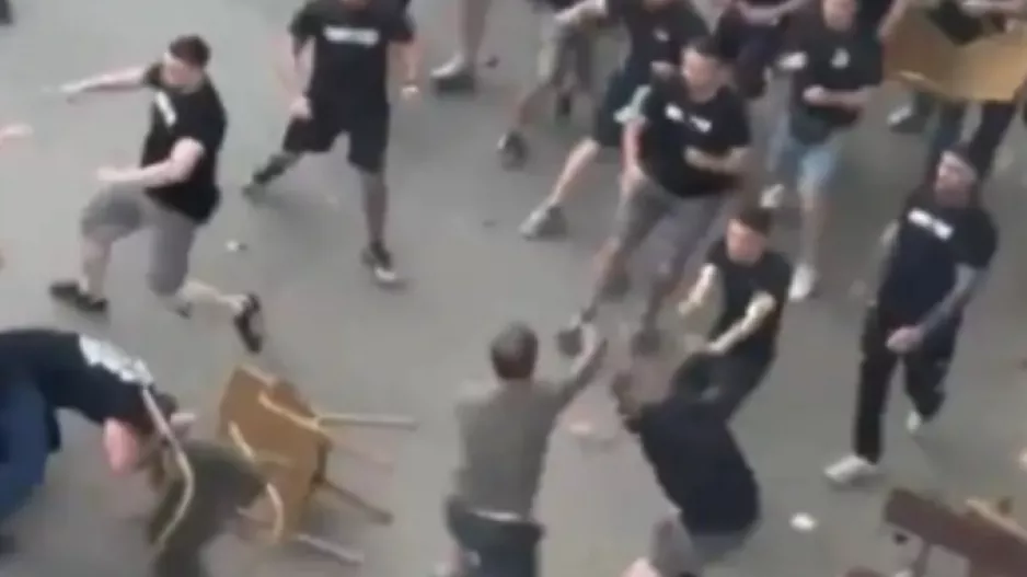 (Βίντεο) Επεισόδια στη Λειψία... πριν τον τελικό