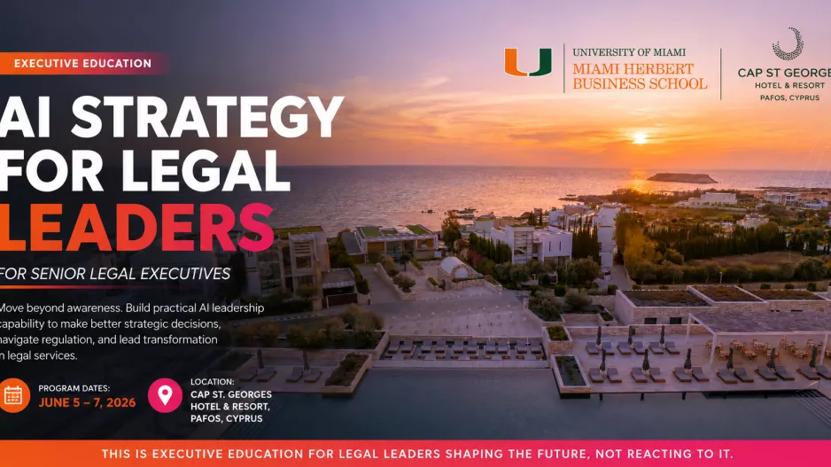 Το Miami Herbert Business School φέρνει στο Cap St Georges τριήμερο AI πρόγραμμα για Νομικούς 