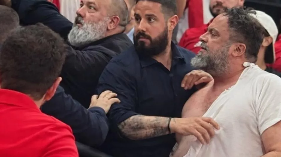Πιάστηκαν στα χέρια Βαγγέλης Μαρινάκης και Γρηγόρης Δημητριάδης 