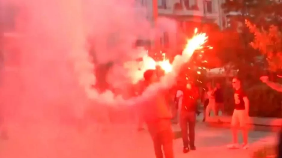Έξαλλοι πανηγυρισμοί στον Πειραιά για την πρόκριση στον τελικό του Final4
