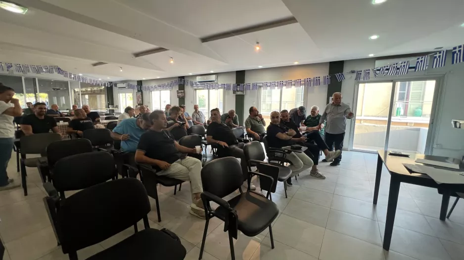 To Kerkida στη Συνέλευση του Ολυμπιακού (Φώτος)