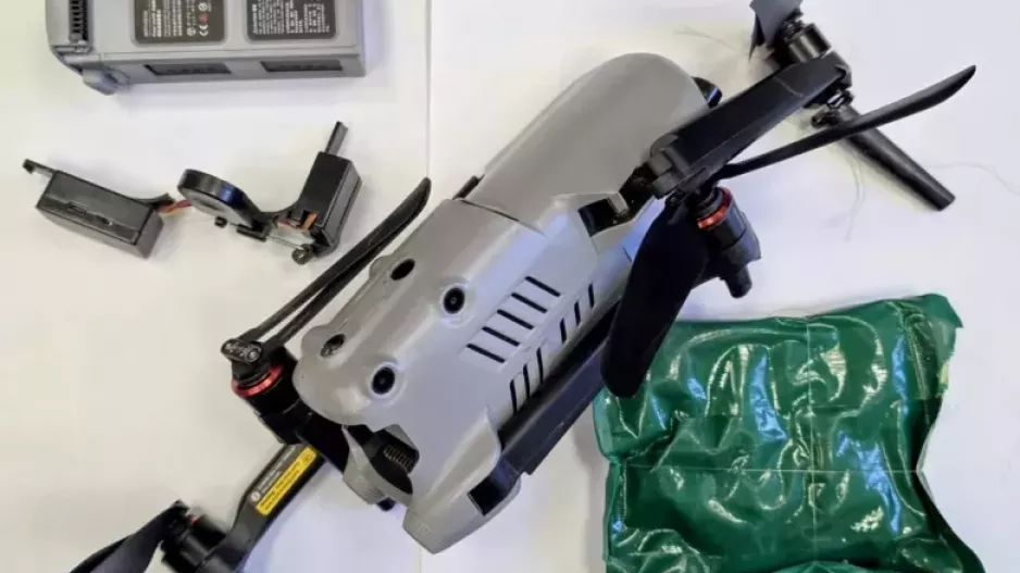 Κεντρικές Φυλακές: Αναχαιτίστηκε drone που μετέφερε πακέτο με ναρκωτικά