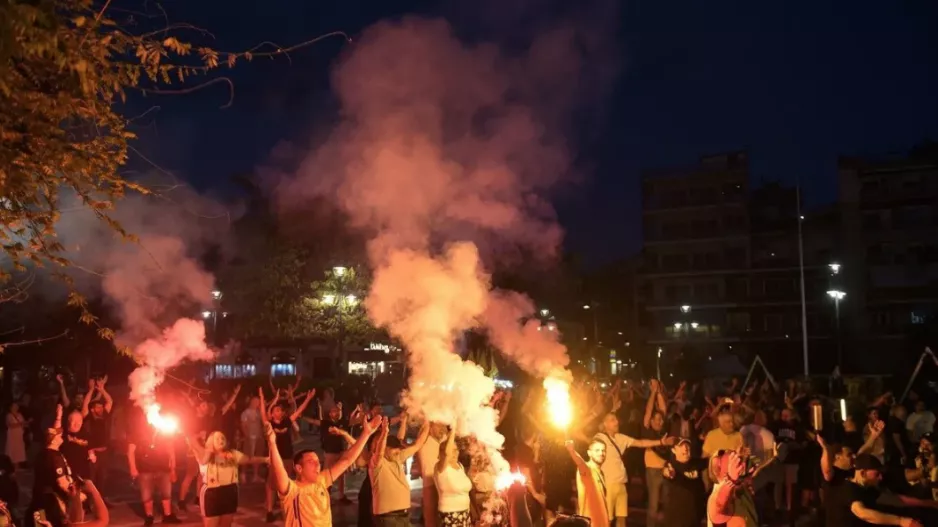 ΑΕΚ: Χαμός στη Δράμα για το τρόπαιο
