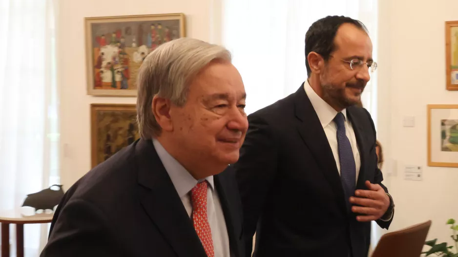 Γκουτέρες: "Αν υπάρχει στιγμή για λύση του Κυπριακού είναι τώρα"