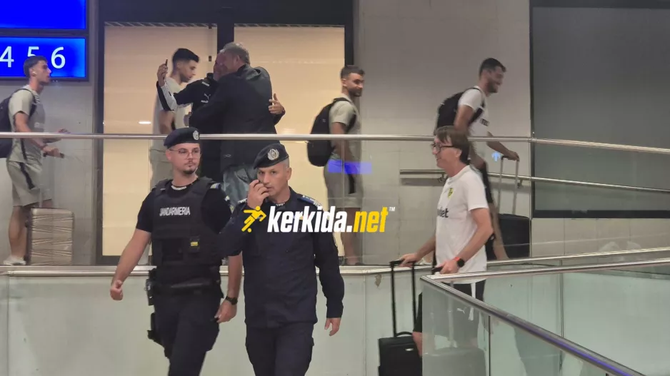 (Βίντεο/Φώτος Kerkida) Αστυνομική συνοδεία για την ΑΕΚ