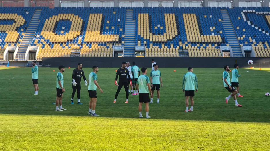 (Βίντεο-Φώτος kerkida) Η προπόνηση της ΑΕΚ στο "Stadion Ilie Oana"