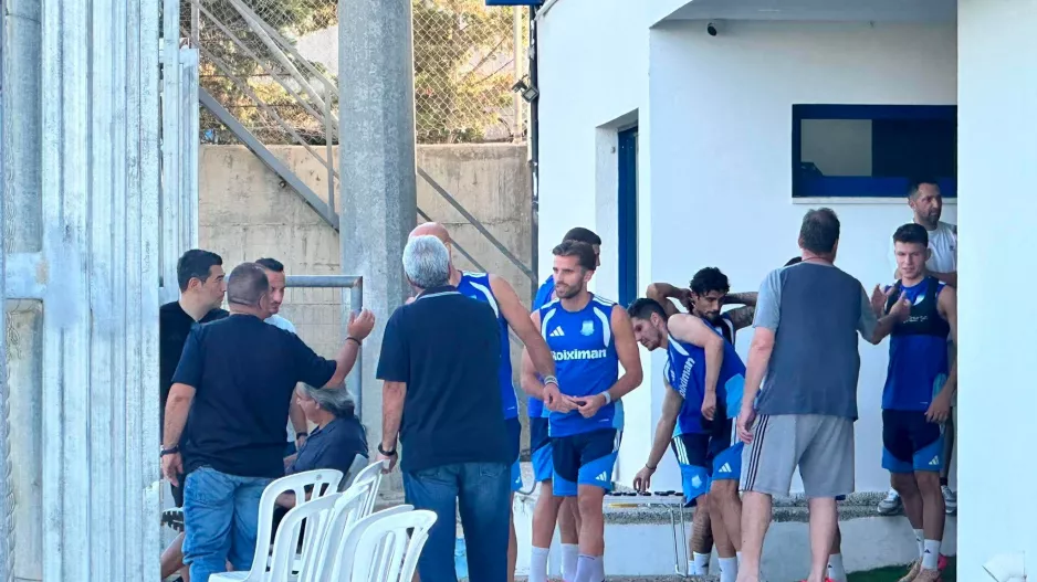 (Φώτος Kerkida) Η προπόνηση του Απόλλωνα