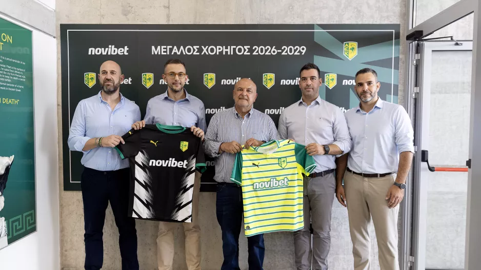 Novibet και ΑΕΚ Λάρνακας ενώνουν τις δυνάμεις τους – Η Novibet νέος Κύριος Χορηγός της ομάδας για την τριετία 2026-2029
