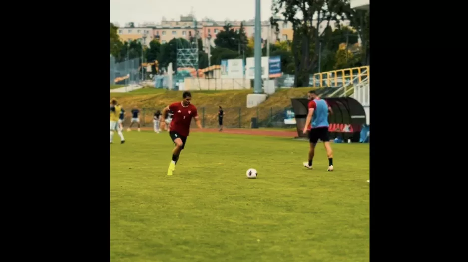 (Βίντεο) "Ερυθρόλευκο" warm up