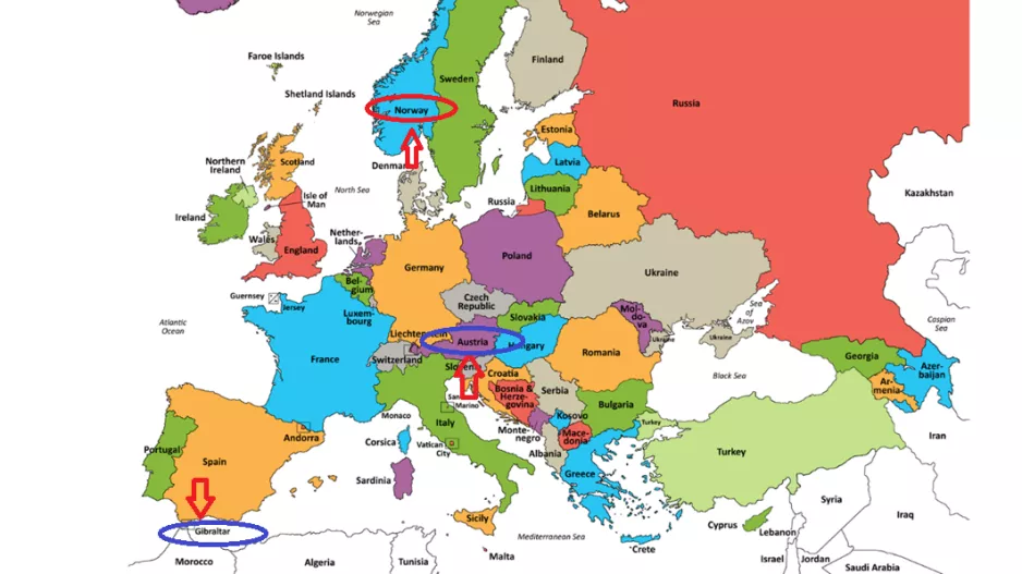 Γιβραλτάρ, Αυστρία, Νορβηγία... Θα είμαστε εκεί!