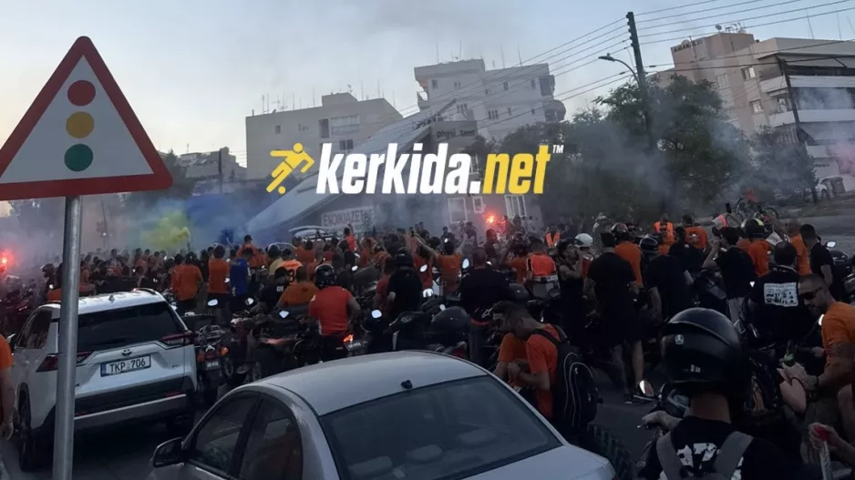 (ΒΙΝΤΕΟ/ΦΩΤΟΣ Kerkida) Η μοτοπορεία των Πορτοκαλί για τα 100 χρόνια του ΑΠΟΕΛ