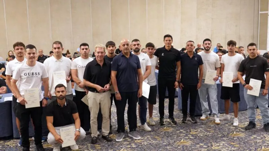 Απονομή διπλωμάτων στους νέους διαιτητές μας