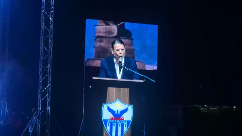 Ομιλία Μαραγκού: "Η Ανόρθωση είναι το σπίτι μου, δεν επιστρέφω γιατί ήμουν πάντα εδώ"