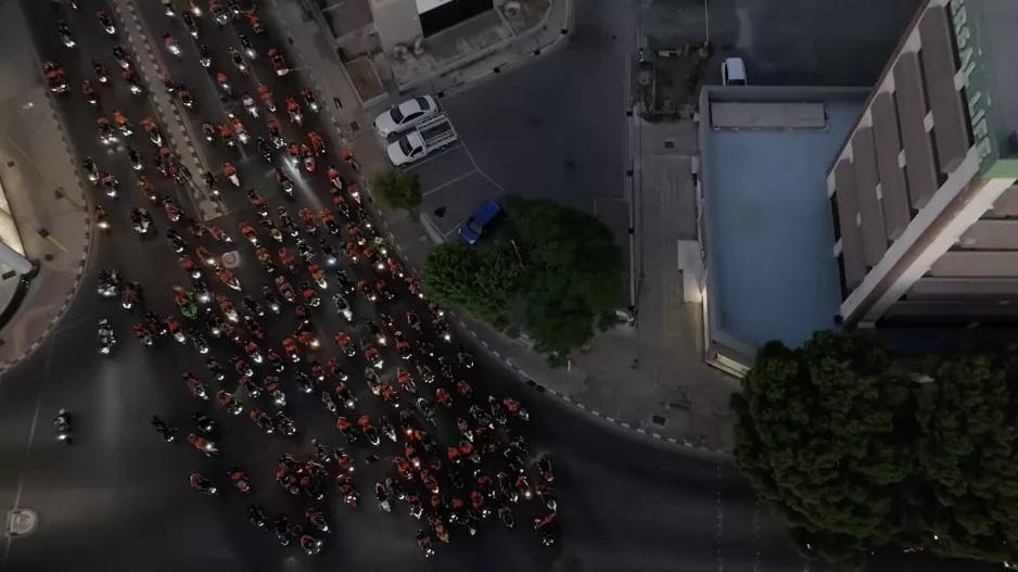 (ΒΙΝΤΕΟ) Η μοτοπορεία των Πορτοκαλί