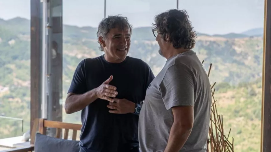 ΠΑΟΚ: Ο Μυστακίδης επισκέφτηκε την προετοιμασία στο Μέτσοβο 