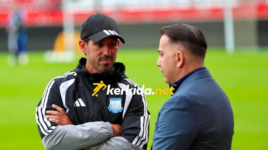 (Βίντεο kerkida) Στην τελευταία προπόνηση ο Κίρζης και... συζήτηση με Λοσάδα